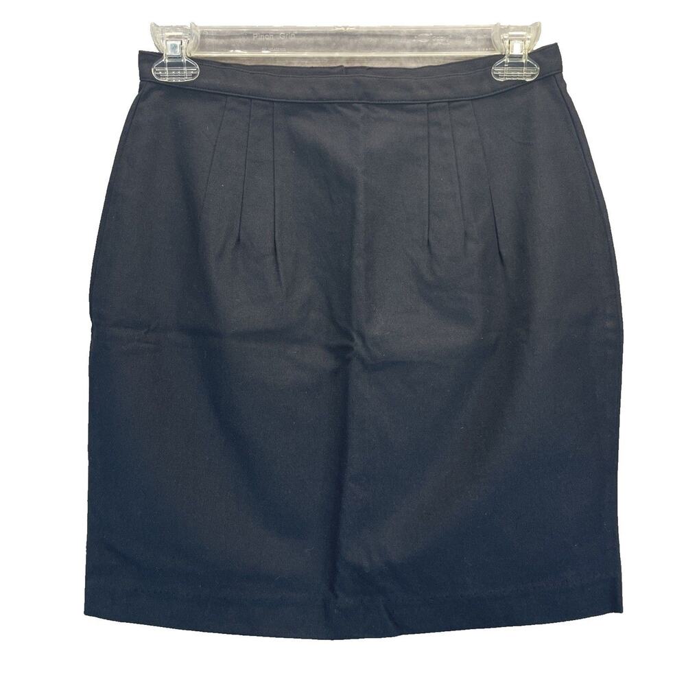 New Vintage 90s Express Marque‎ Depose Women's Size 13/14 Black Pencil Skirt 29W